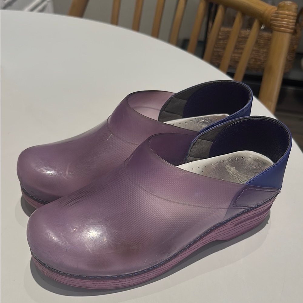 Purple Silicone Danskos